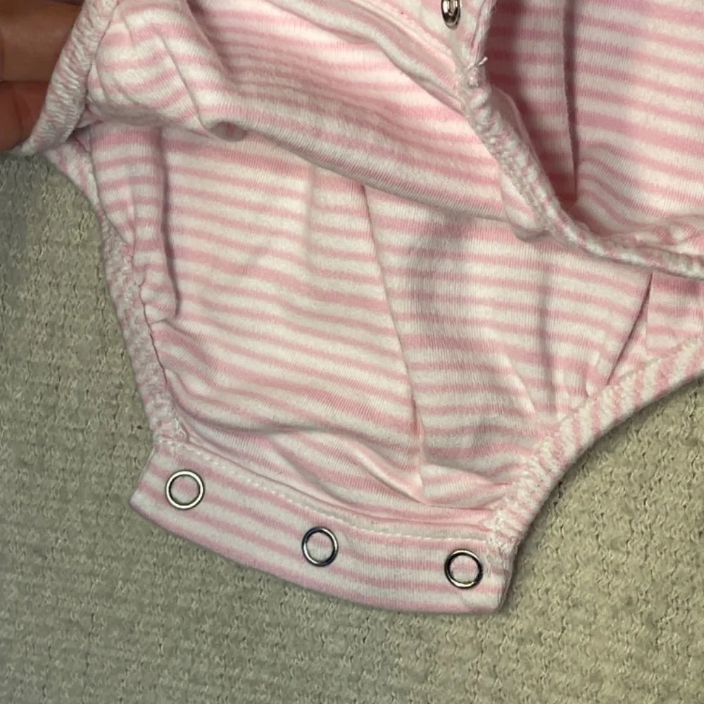Ralph Lauren Pink Striped Kids One Piece